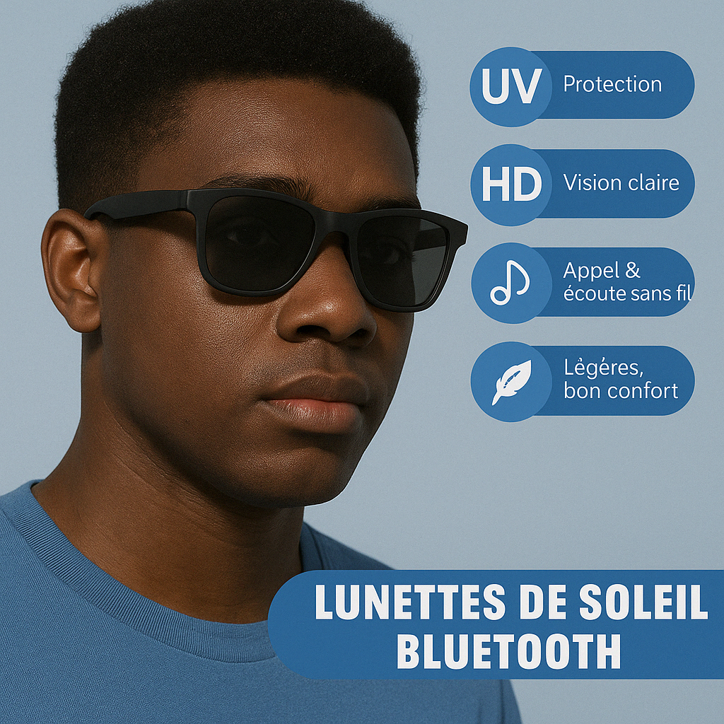 NeoVista – Lunettes Connectées HIFI 2025 | UV400 & Bluetooth